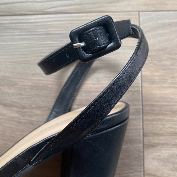 Le Chateau Strappy Heels Black 7.5 - Picture 8 of 9